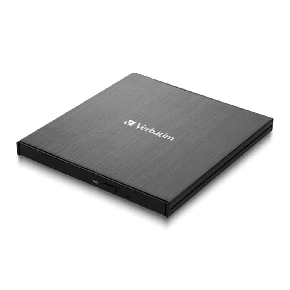 Verbatim HD 4K External Slimline Blu-Ray and DVD x6 Writer USB-C - A